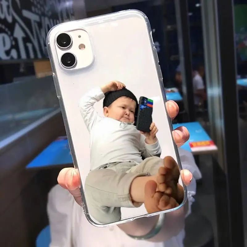Babaite Funny Hasbulla Transparent Phone Case - Soft TPU Cover