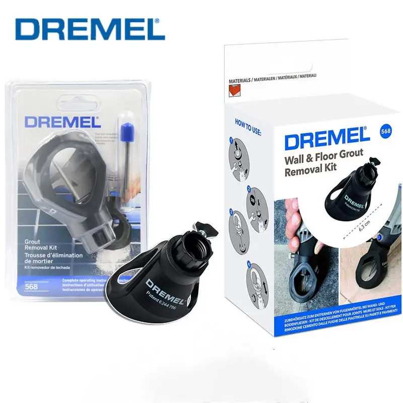 Dremel 568 Kit Di Rimozione Della Malta Raschietto Per Malta Da Pavimento 30 Angolo Di Taglio Accessorio Per Utensile Rotante Per Dremel 3000 4000 822