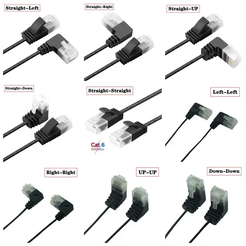 

Сетевой кабель RJ45, RJ45, 90 °, патч-корд, Cat6A