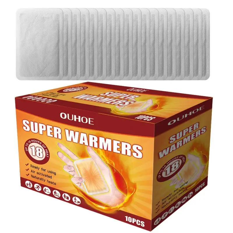 10PcsDisposableHandWarmerPackSafeSelfheatingColdproofWarming
