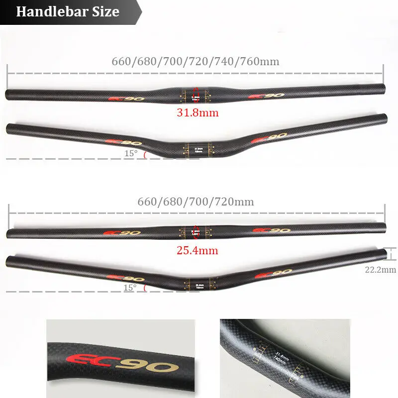 Aero Bars For Road Bike Carbon Mountain Bike Handlebars