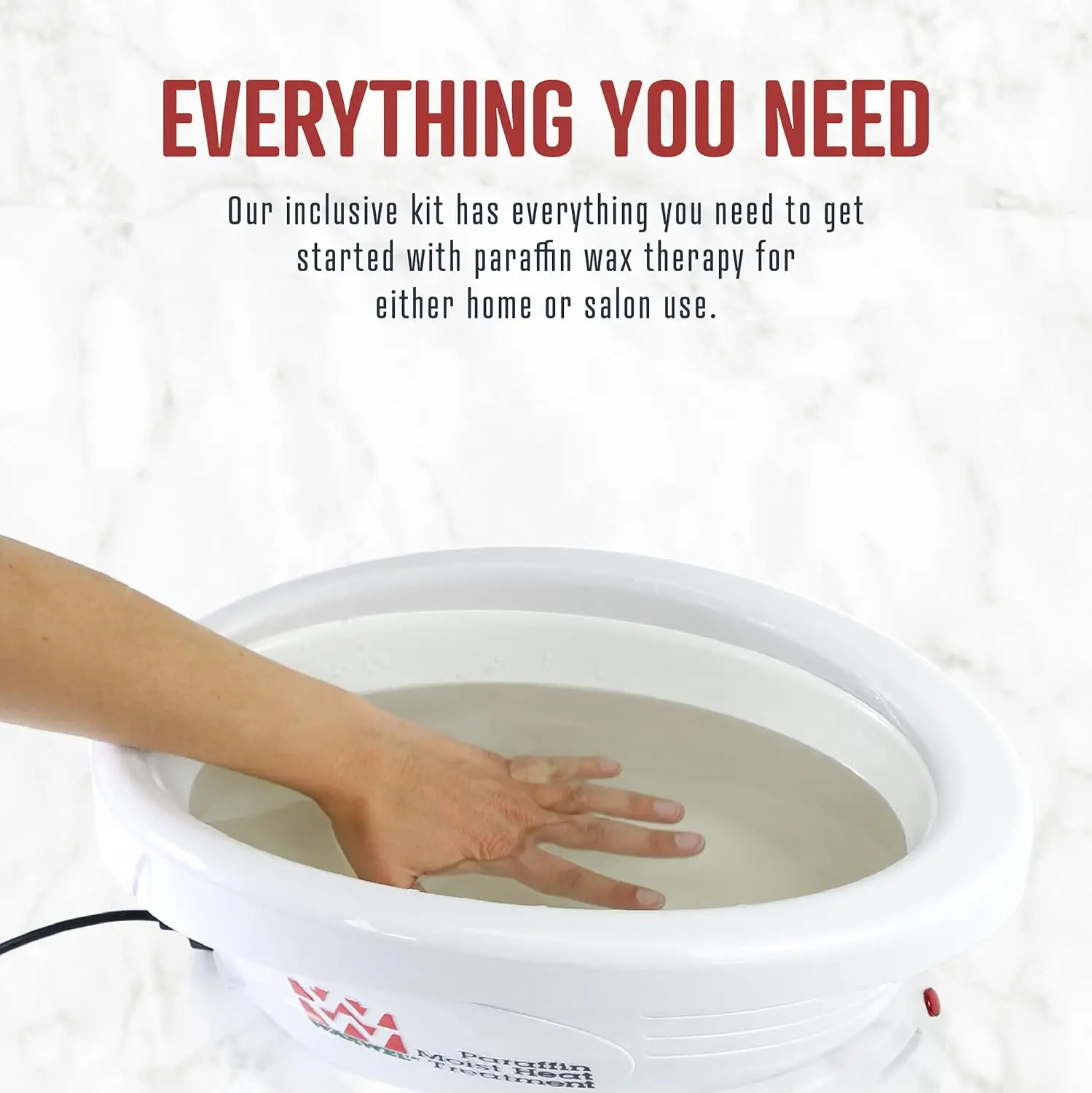 Paraffin Wax Warmer Bath Unit for Hands and Feet for Arthritis Pain Relief