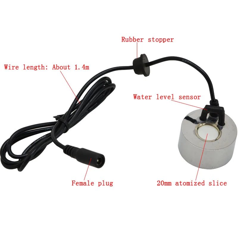 Description Picture 2 of itemATWFS High Quality Ultrasonic Mist Maker 24v Nebulizer Atomizer Head without Lights for Humidifier Fogger