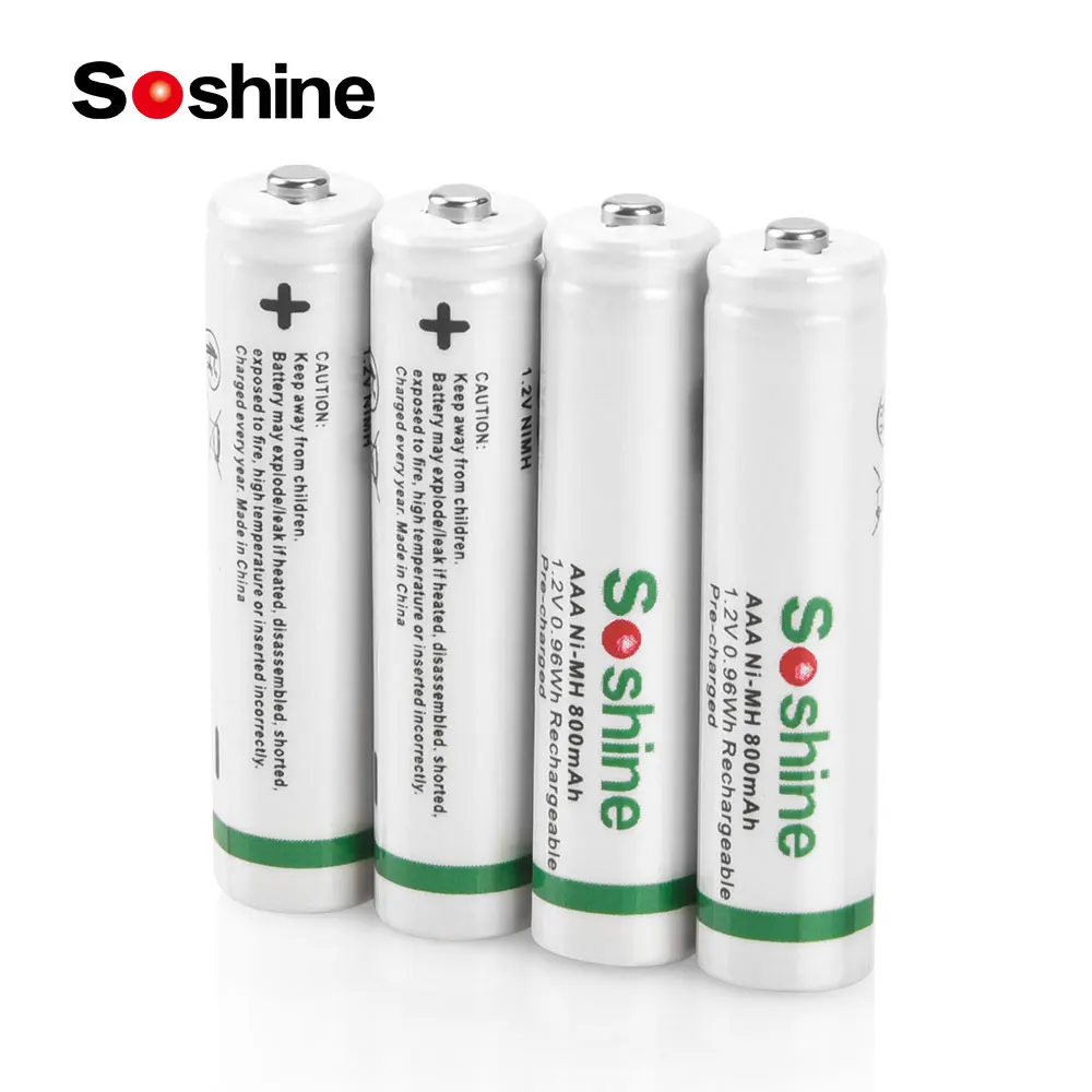 Ni-MH Rechargeable Batteries 1.2V 800mAh AAA/Micro 1000 Recycle Times 1000 Recycle Times
