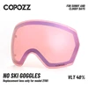 COPOZZ Replacement Ski Goggles Lens For Model 21101 Anti-fog UV400 Spherical Ski Glasses Snow Goggles Eyewear Lenses (Lens Only) 5