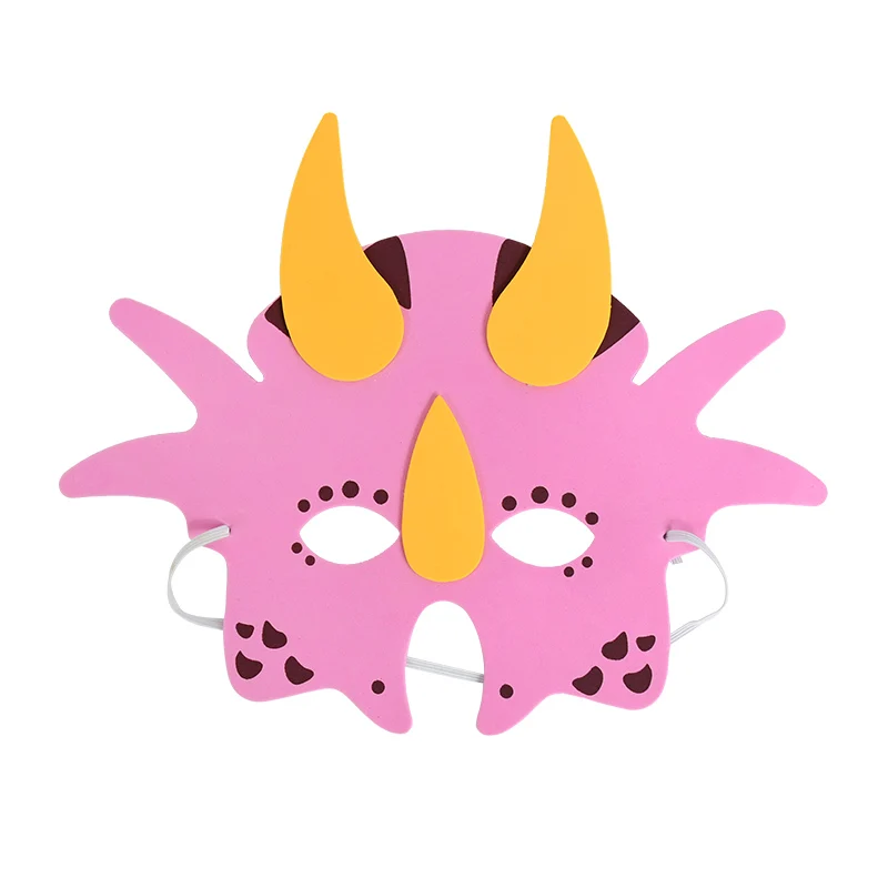 Dino Masken Set 12 Stück - Filz Masken Für Kinder Produktbild-Vorschau 12