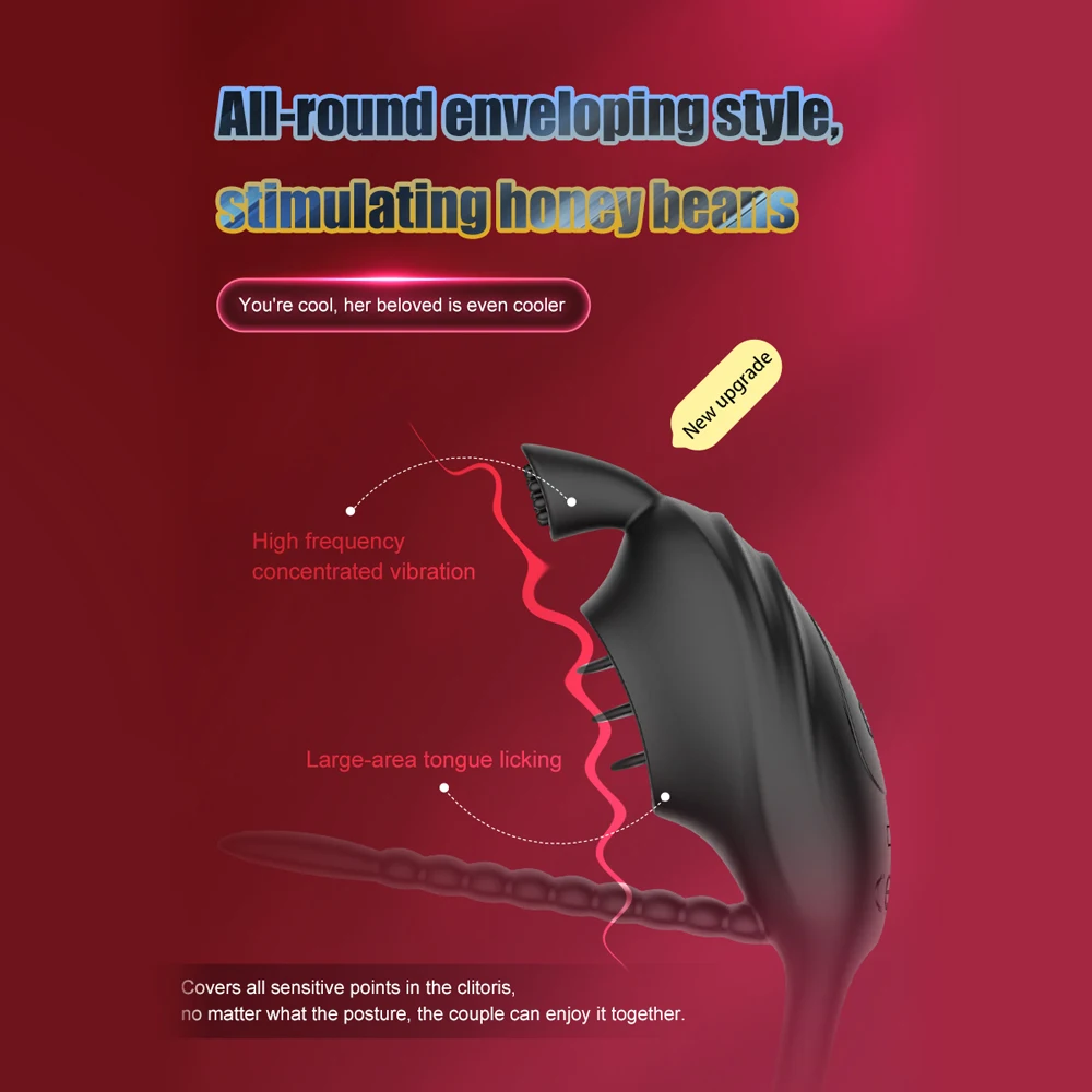 Vibrating Couple Rings And Clitoral Stimulator Remote Control_voghion.com