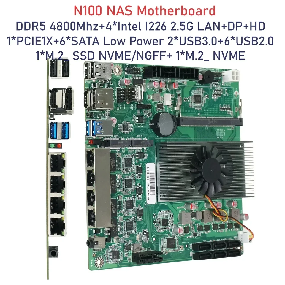 SZBOX-N100 n150 1264-nasマザーボード、itxホームプロセッサ、ddr5