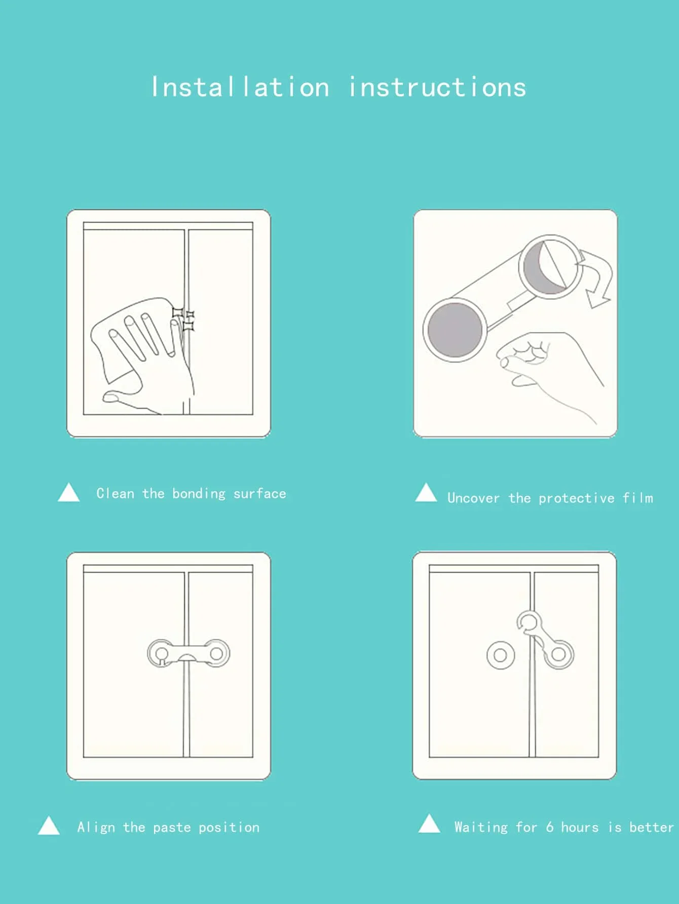 1/5/10pcs Multi-functional safety lock Baby safety cabinet drawer door buckle household white bathroom refrigerator lock