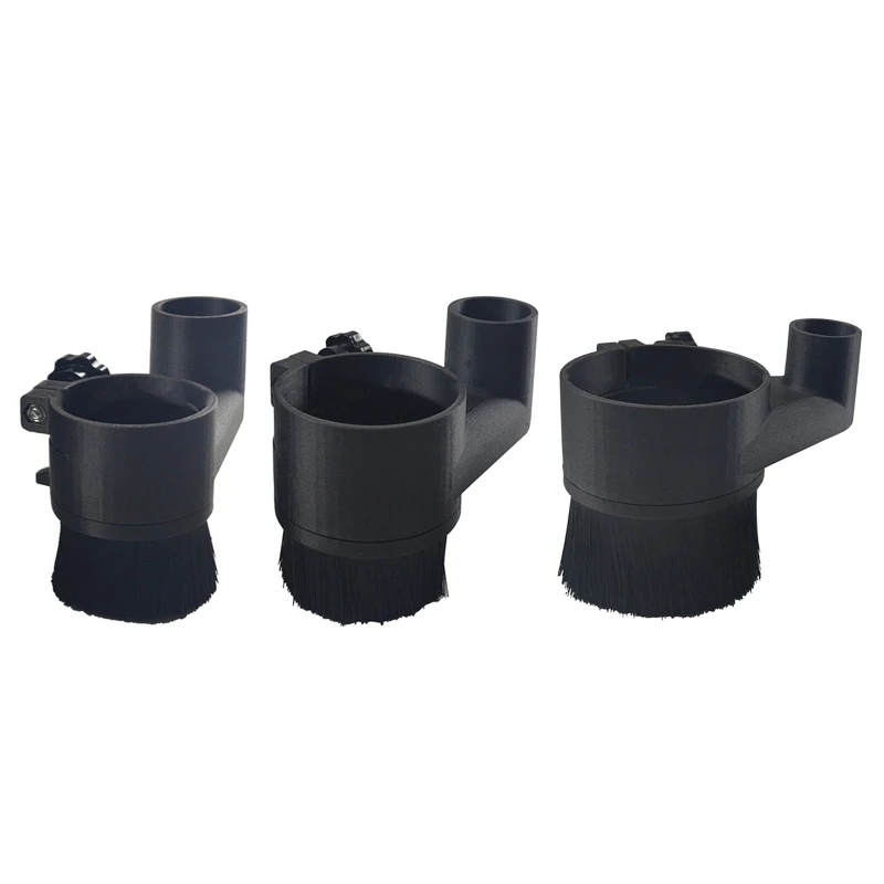 

52mm /65mm/80mm Brush Vacuum Cleaner Engraving Machine Dust Collector Cover for cnc Router Milling 775 300W 500W Dropship