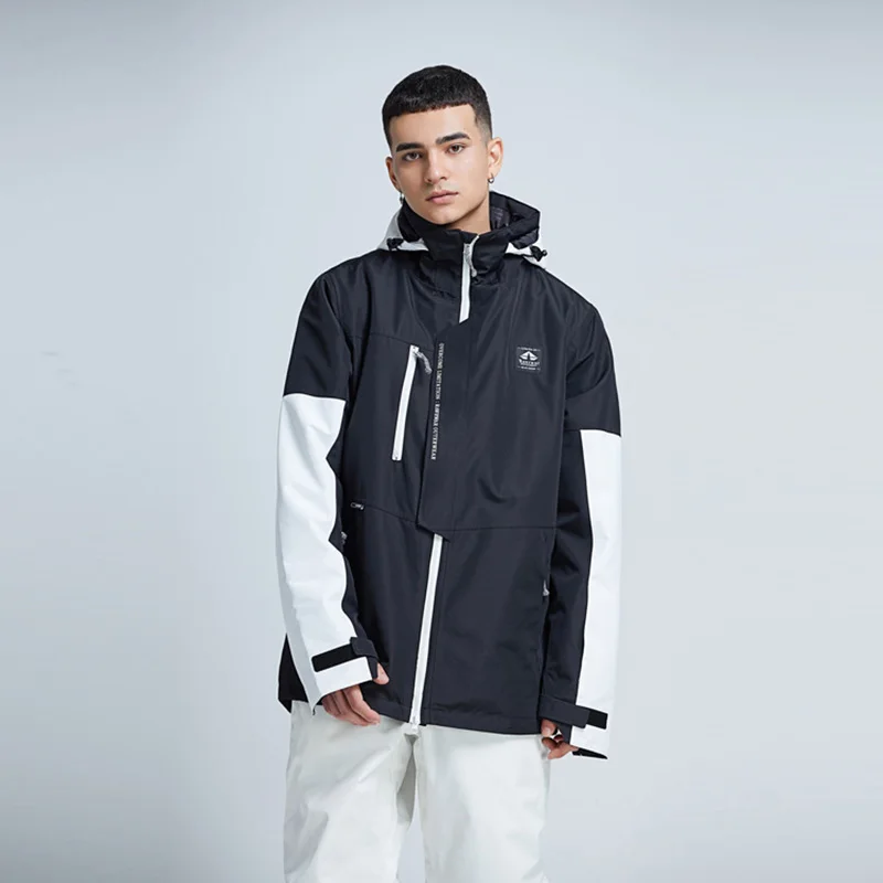MUTUSNOW Winter Men And Women's Waterproof Ski Jacket Warm Breathable Snowboarding Snow Coats Outdoor Hooded Skiing Top Coat