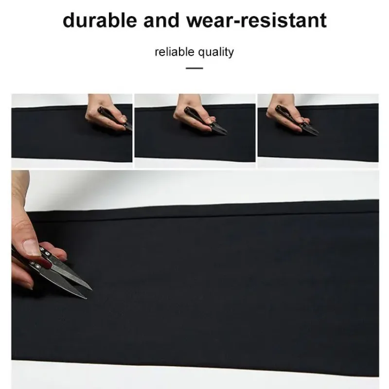 Suit Pants Men's Ice Silk Elastic Mid-waist Baggy Straight Business Trousers
