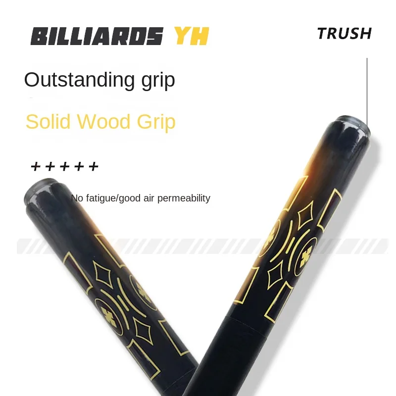 SMALL HEAD BALL ROD Ashwood 1/2 Split Beginner Snooker 10MM Z-03
