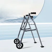 Walking Aid for Elderly Rehabilitation Power-assisted Walker with Handrails Elderly Training Walking Frame for Recovery 1