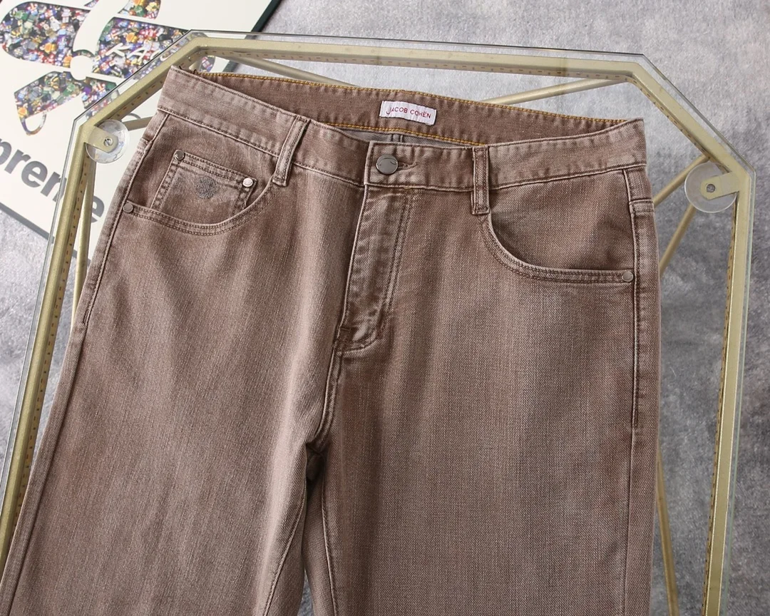BILLIONAIRE BLSK CPRT Jeans Thin Cotton Men 2025 Spring Summer new Business Embroidery Straight outdoors Big size 30-40 Pants 4