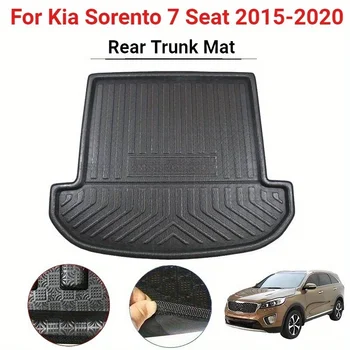 Tappetino per Auto Kia Sorento 7 Posti 2015-2020, Resistente all'Usura, Facile da Pulire, per Tutte le Stagioni, Tappetino per Bagagliaio