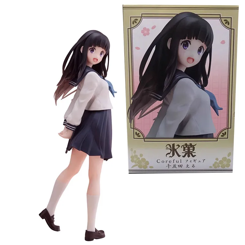 

TAITO Genuine Hyouka Chitanda Eru Uniform Anime Action Figures Toys for Boys Girls Kids Gifts Collectible Model Ornaments