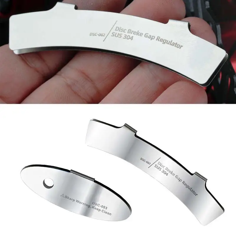 1PC Bicycle Disc Brake Pad Adjustment Alignment Tool Plate Brake Rotor Replace Cycling Brake Adjustment Pads Bike Parts Repair