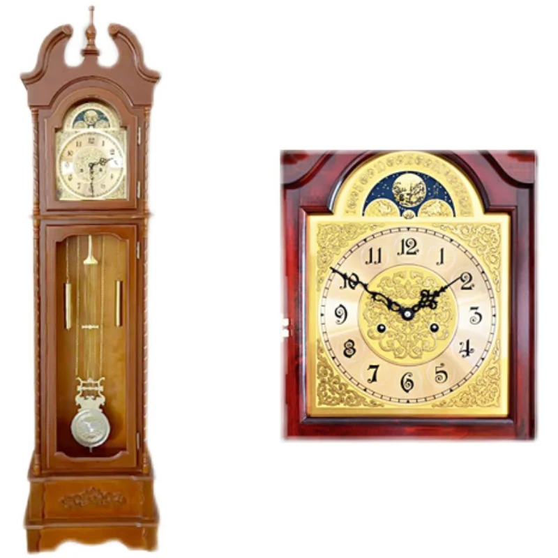 Yy Stand Clock Large Pendulum Clock Clock Large Stand Clock European