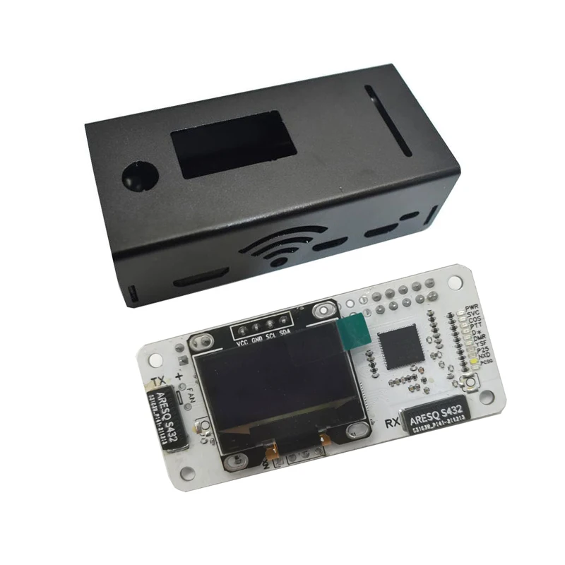 Jumbospot Mini White Mmdvm Hs Dual Hat Duplex Rx Tx Uhf Vhf Hotspot Board Con Display Oled Per Raspberry Pi