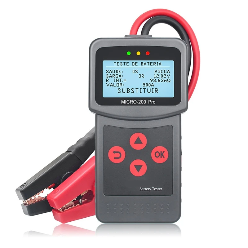 

Цифровой многоязычный тестер аккумуляторной батареи Micro-200 Pro 12/24 В