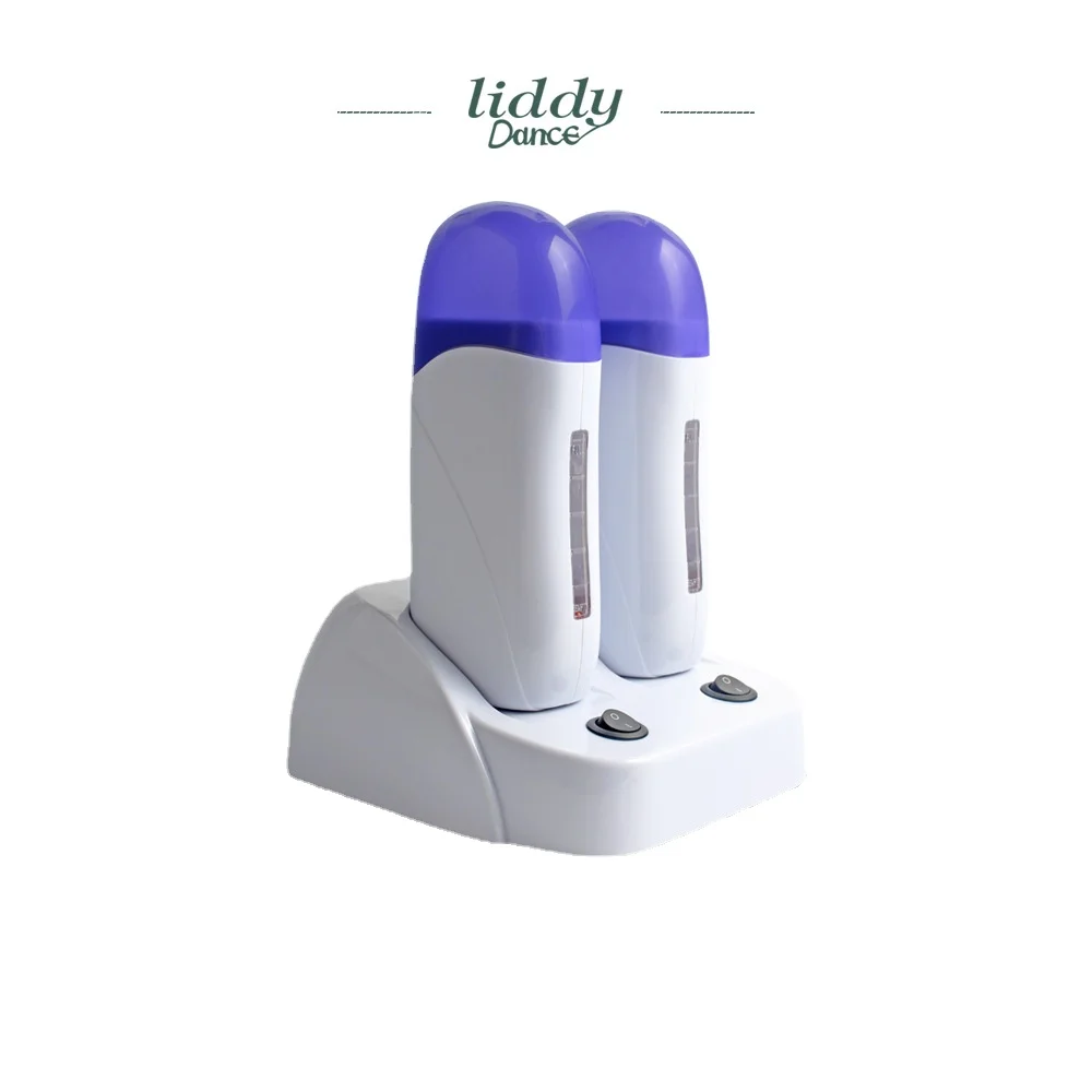

Beauty wax melting machine portable two seat wax therapy machine 40W power double-sided heating branch wax depilator