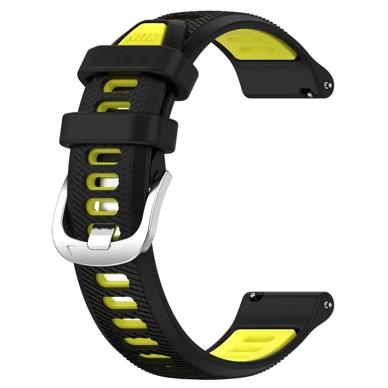 Silicone Smart Watch Run Band Bracelet - Compatible with Select Garmin Models, Available in 18/20/22MM Sizes