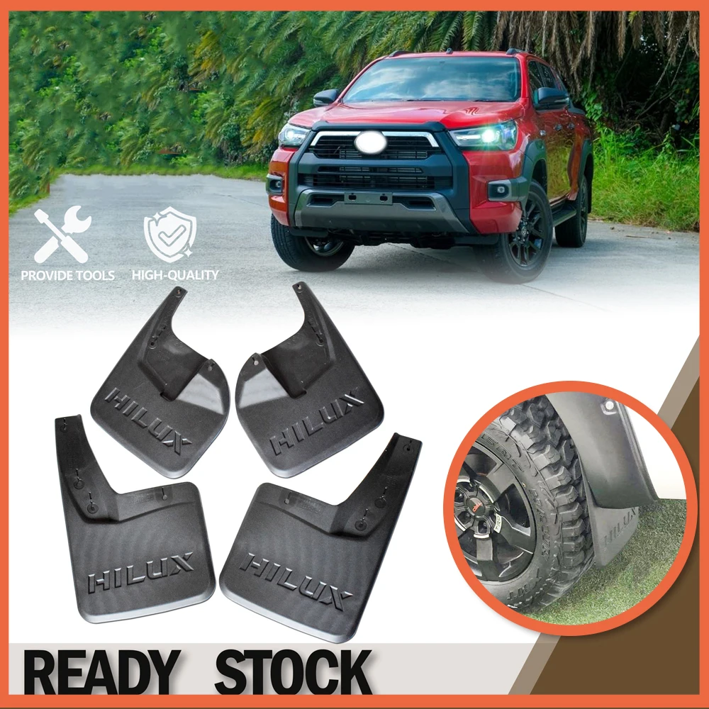 TOYOTA HILUX VIGO KUN25 CHAMP 4X4 PICKUP FRONT REAR SPLASH MUD GUARD MUDFLAP PELAPIK TAYAR