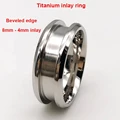 8mm Bevel Titanium