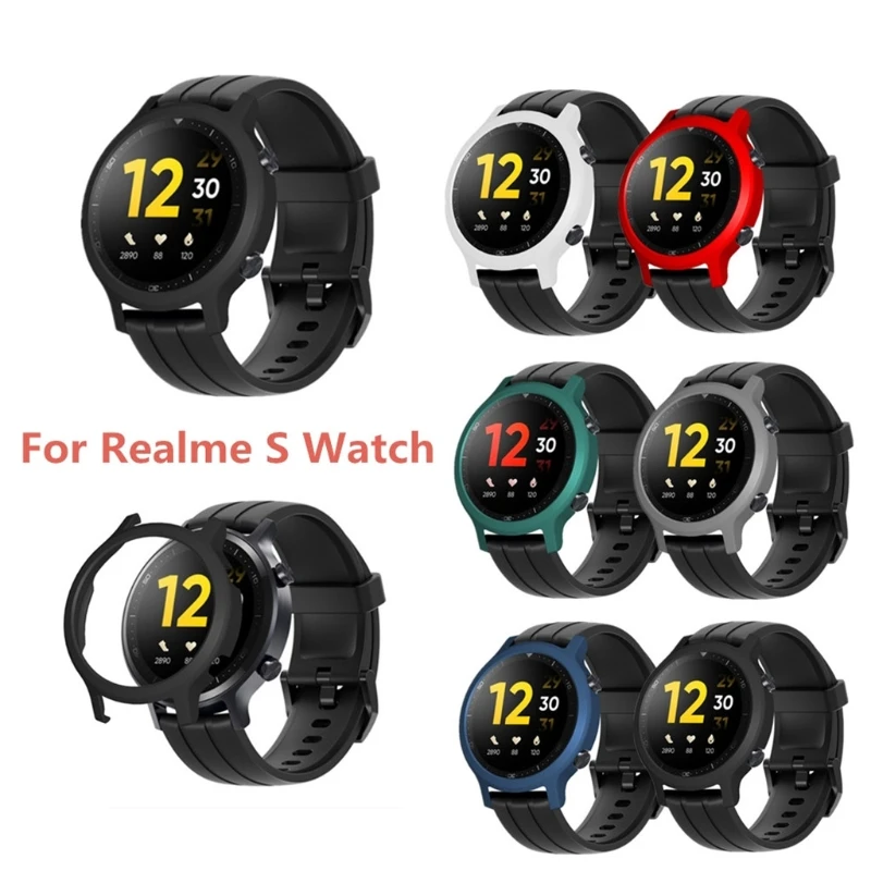 

Protective for Case for Realme Watch S Scratch-Resistant Shockproof Frame Flexible Cover Wear Resistant for Shell Dropship