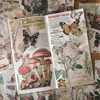 Yoofun 40sheets Memo Pads Material Paper Time Travel Junk Journal Scrapbooking Cards Retro Background Decoration Paper 5