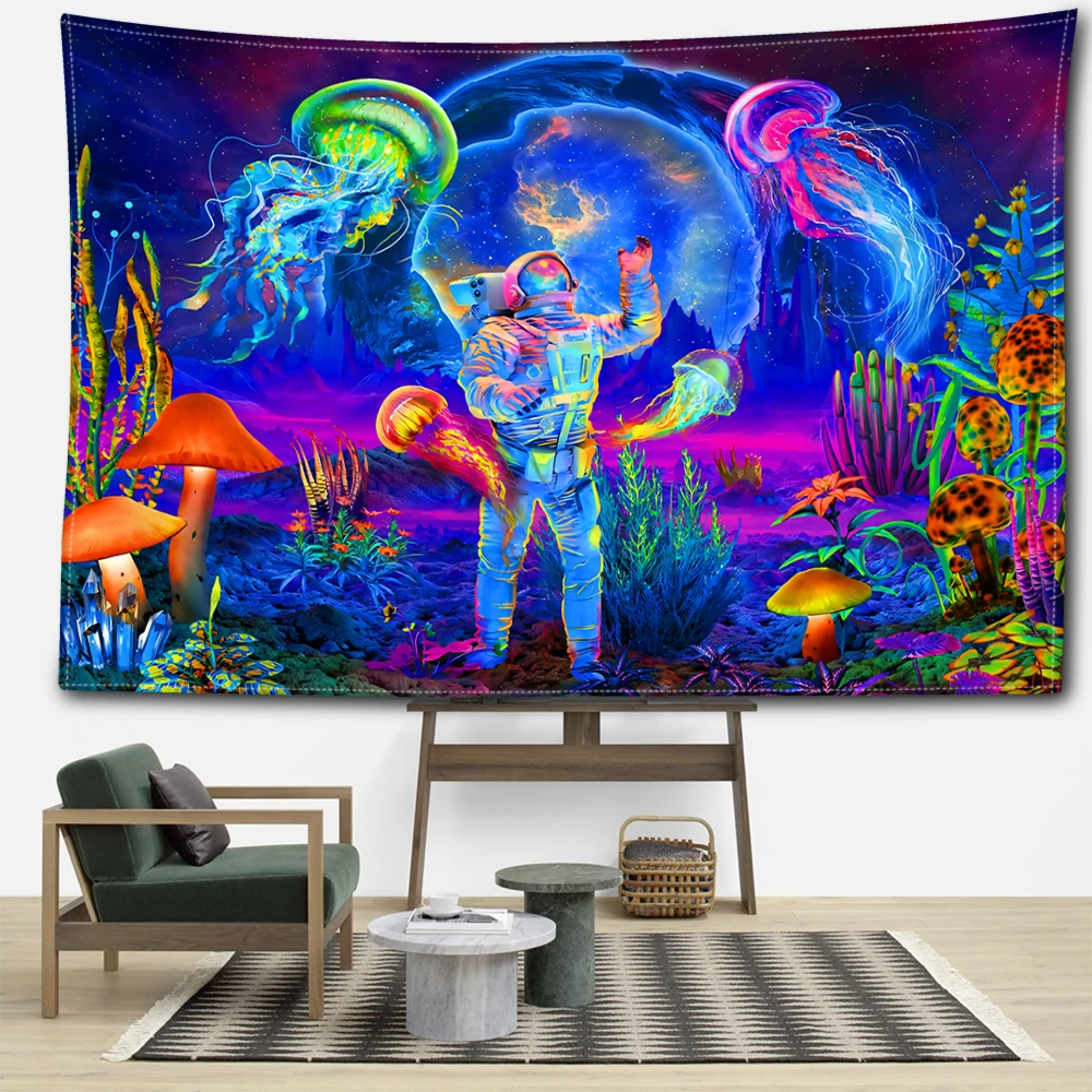 

Настенный гобелен с изображением Вселенной звездного неба, таинственное искусство, ведьмахство, хиппи, эстетика, комната, спальня, домашний декор
