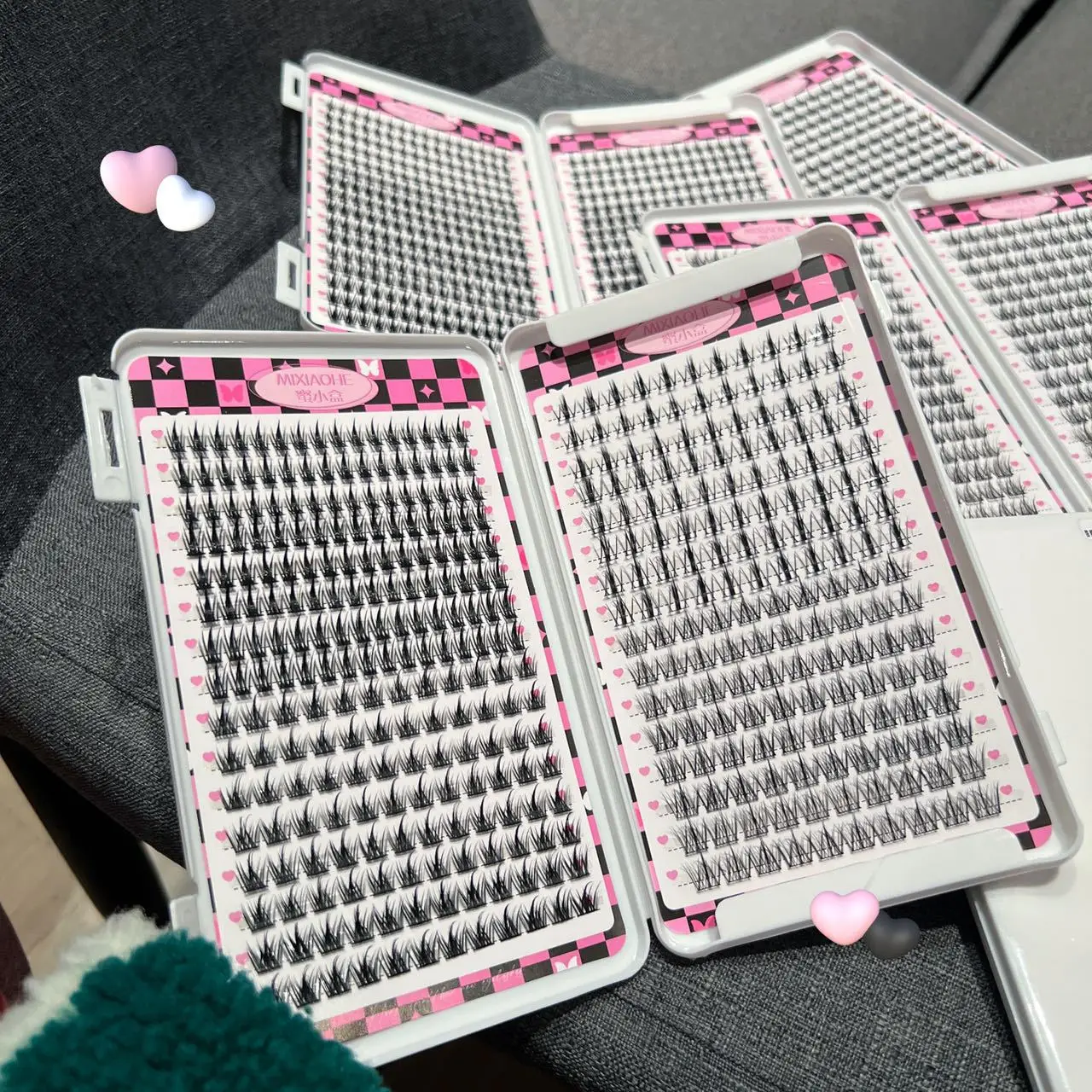 3D Fluffy Single Cluster False Lashes Premade Volume Fans Individual