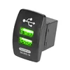 5V 3.1A Universal Car Charger Waterproof Dual USB Ports Auto Adapter Dustproof Phone Charger for Iphone Xiaomi Redmi Samsung 6