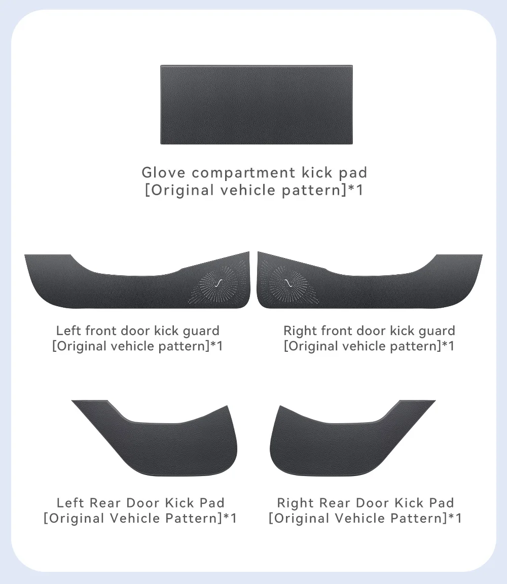 Car Door Anti-Kick Pad For Tesla Model 3 Y Juniper Highland Sticker Trim Kit Sid