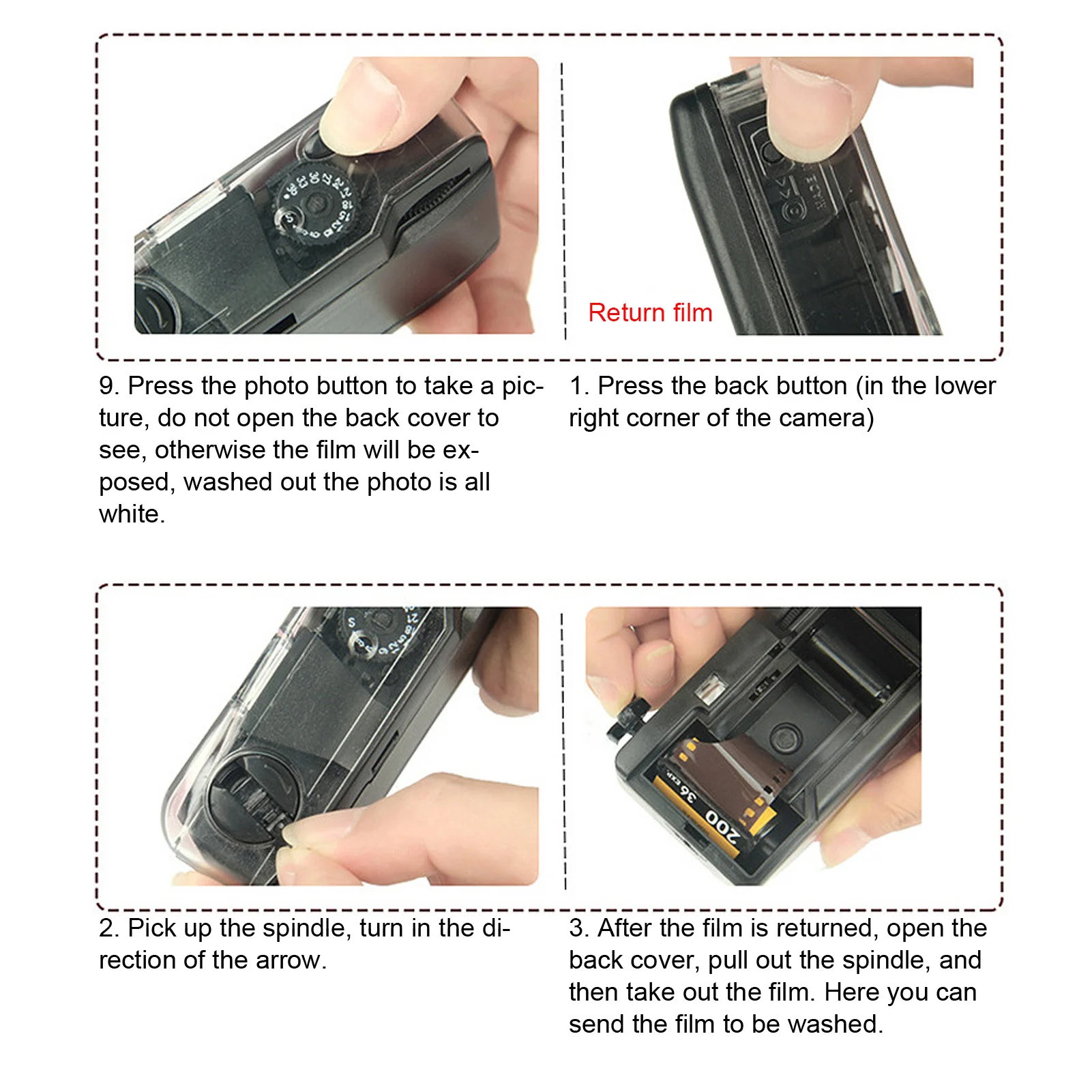 35mm Reusable Film Camera with Waterproof Case for Snorkeling with Shutter Speed 1/100s F/9 28MM Lens 35mm Reusable Film Camera 2