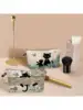 1pc Retro Cat Pattern Makeup Pouch - Stylish & Durable Travel Organizer - Water-resistant 5