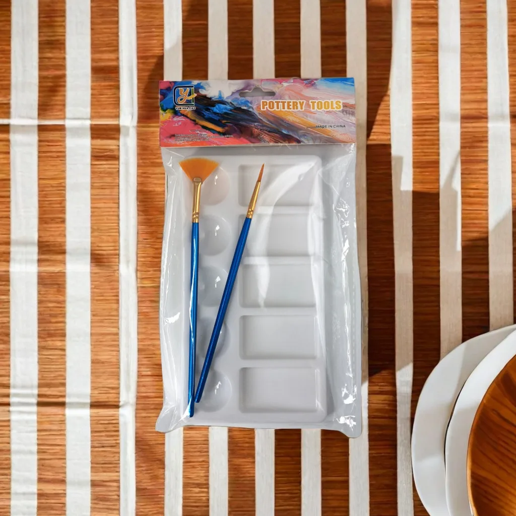 Watercolor supplies Palette Student Chinese painting Art Hand painted plastic palette palette paint tray color palette watercolor palette
