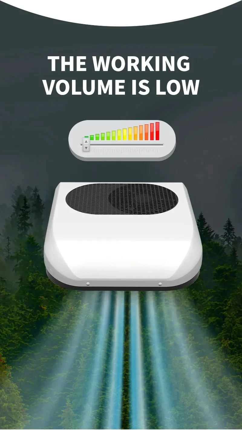 Description Picture 6 of item12V24V RV Air Conditioner, All-in-one Unit, Car Air Conditioner, High Cooling Capacity, Variable Frequency Air Conditioner