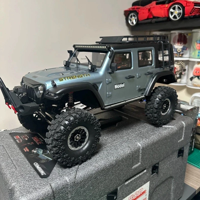 Wltoys 104006 프로 브러시리스 대형 RC 오프로드 크롤러 전동 랭글러 모델 원격 조종 자동차 성인용 야외 암벽 등반용
