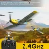 Volantexrc Remote Control Airplane Bf109 2.4ghz 4ch 400mm Wingspan One Key U-turn Aerobatic Rc Plane Model Toy Adult Kids Gift 4