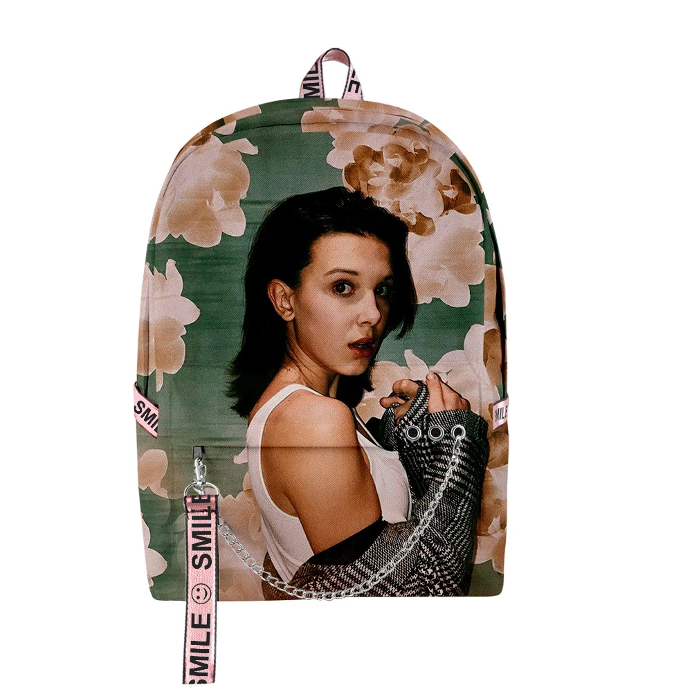 Classic Millie B Brown 3D Print Student School Bags Unisex Oxford Waterproof Notebook multifunction Travel Backpacks