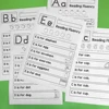 26 Pages English Letters Phonics A-Z Reading Fluending Montessori Alphabet Children's English Early Education worksheet 3