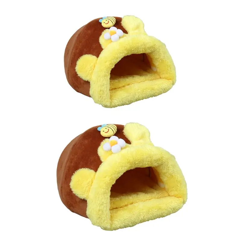 

Bed Warm Hamster Nest House Pet Sleeping Cave Dropship