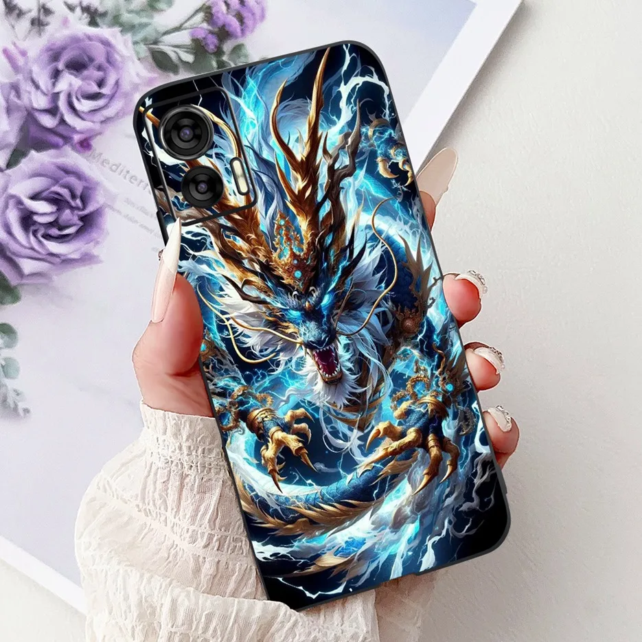 Cute Painted Shockproof Phone Case for Motorola Edge 30 Neo - Soft Protective Cover