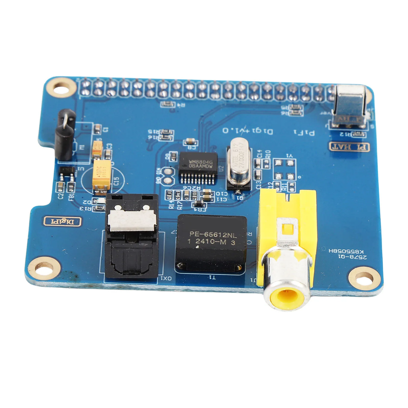 RasPi HiFi 사운드 카드 모듈용 확장 보드, RasPi 2 B+ A+ I2S SPDIF AV 사운드 카드 확장 보드 호환