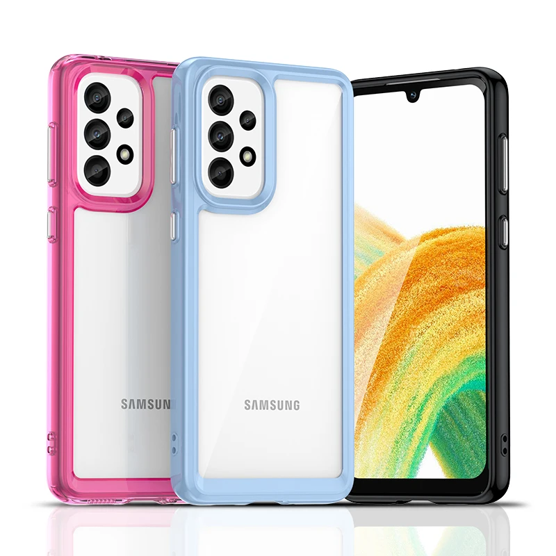 Vibrant Shockproof Protective Phone Case - Colorful Back Cover