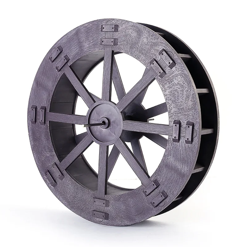 DIY Garden Plastic Water Wheel 17CM 22CM 27CM 31CM 40CM China Fengshui Wheel Shaft Rockery Running Water Drive Landscape mini landscape ornaments