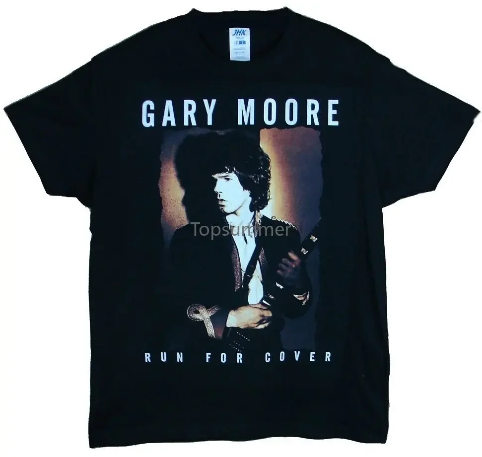 Gary Moore RUN FOR 安い COVER Tシャツ Gary Moore Run For Cover