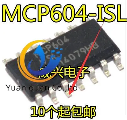 

30 шт., оригинальный новый телефон, рабочий усилитель SOP-14 MCP604ISL